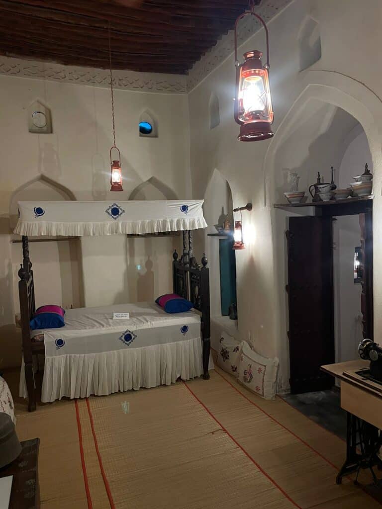 Bait Al Zubair museum traditional Omani bedroom