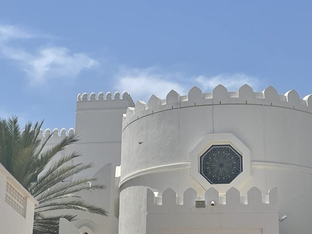 Crenellations on the Bait Al Zubair museum