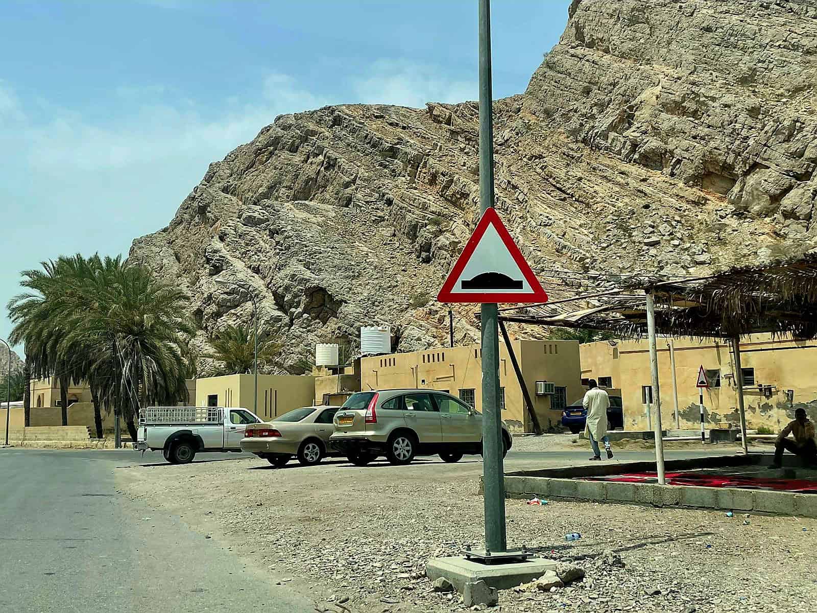 Driving in Oman sign