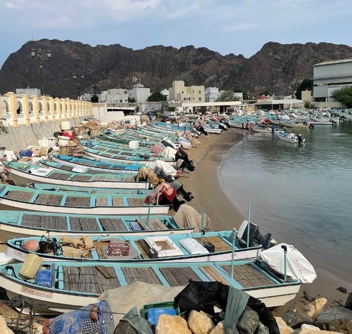 Picture of the coast near Muscat in Oman