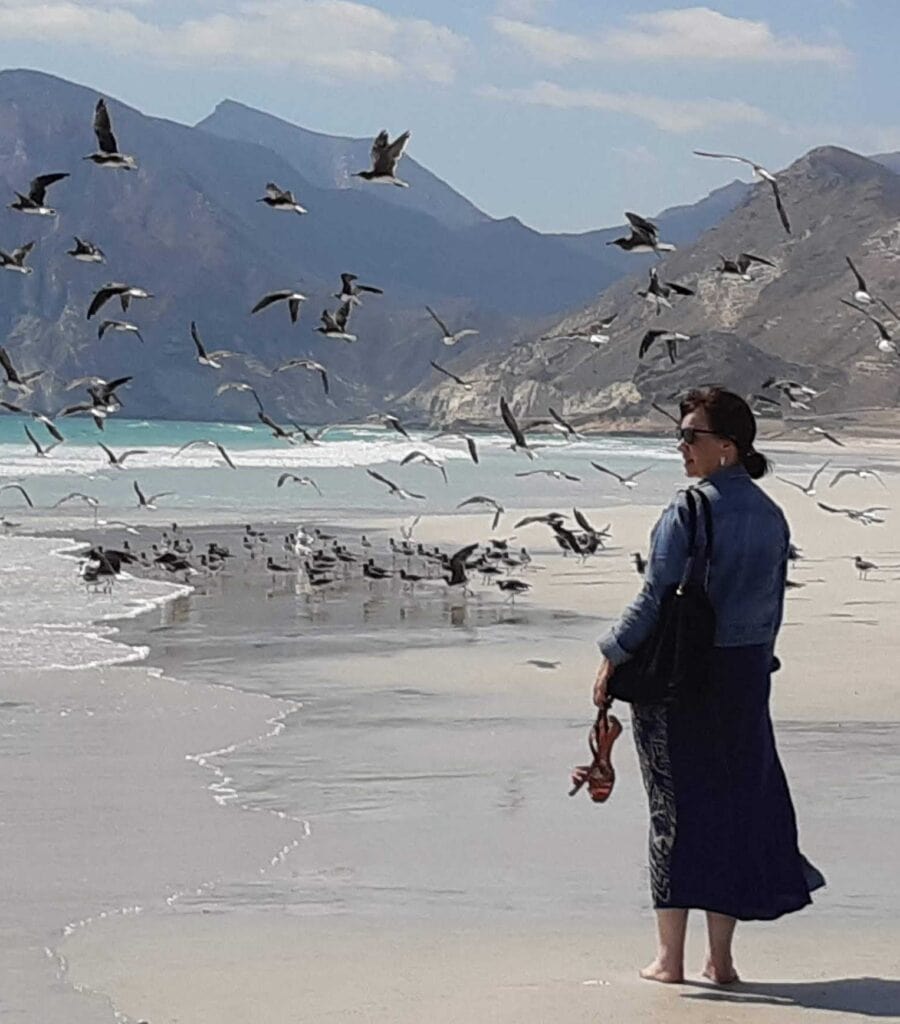 A walk on the beach near Salalah