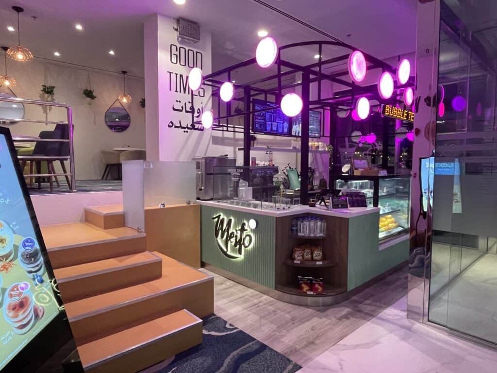 Bubble Tea café inside the Swiss-Belinn Hotel, Muscat