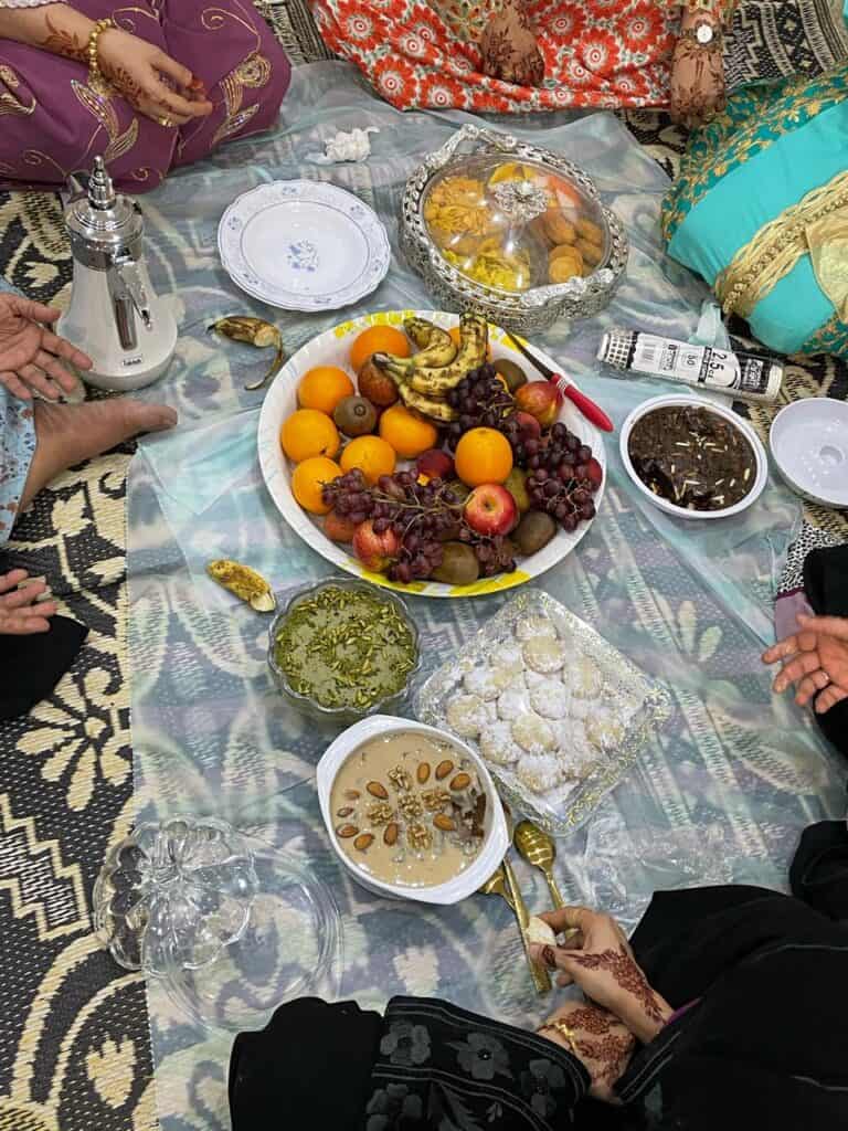 Spread of Omani desserts