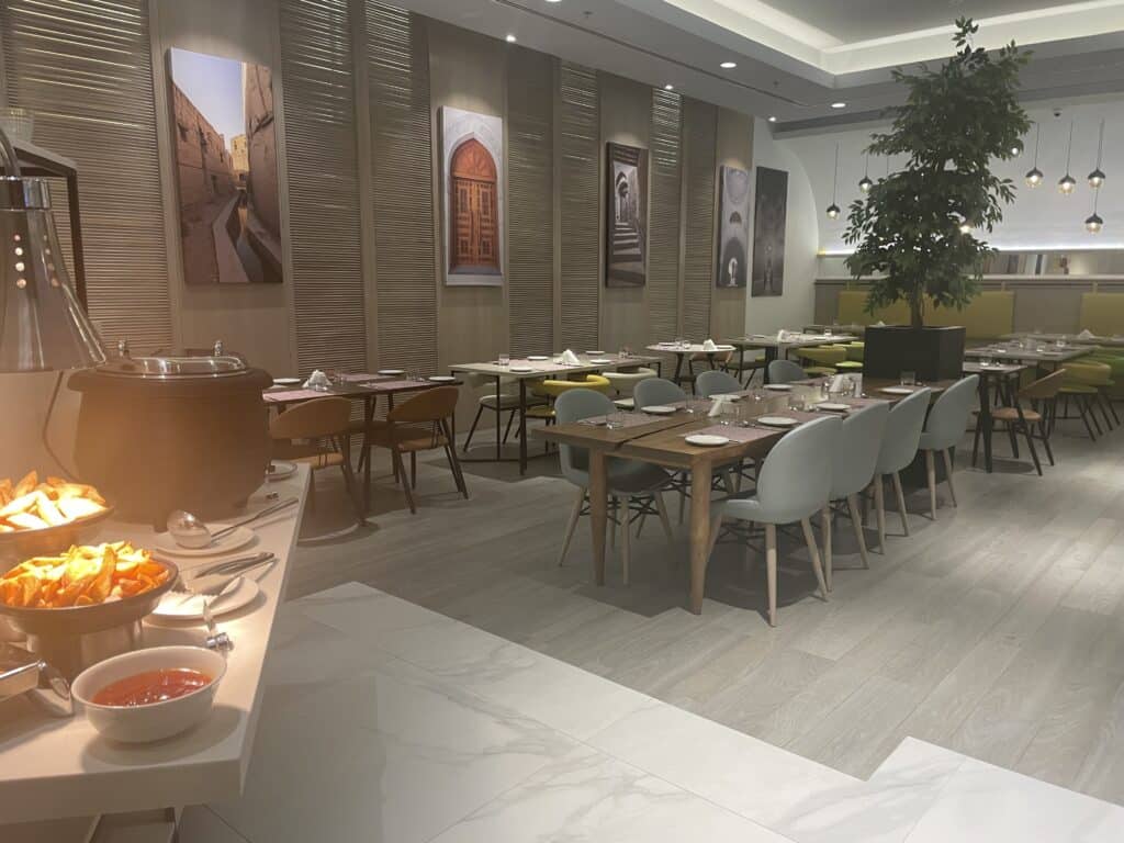 THe Dining area in the Swiss-Belinn Hotel, Muscat