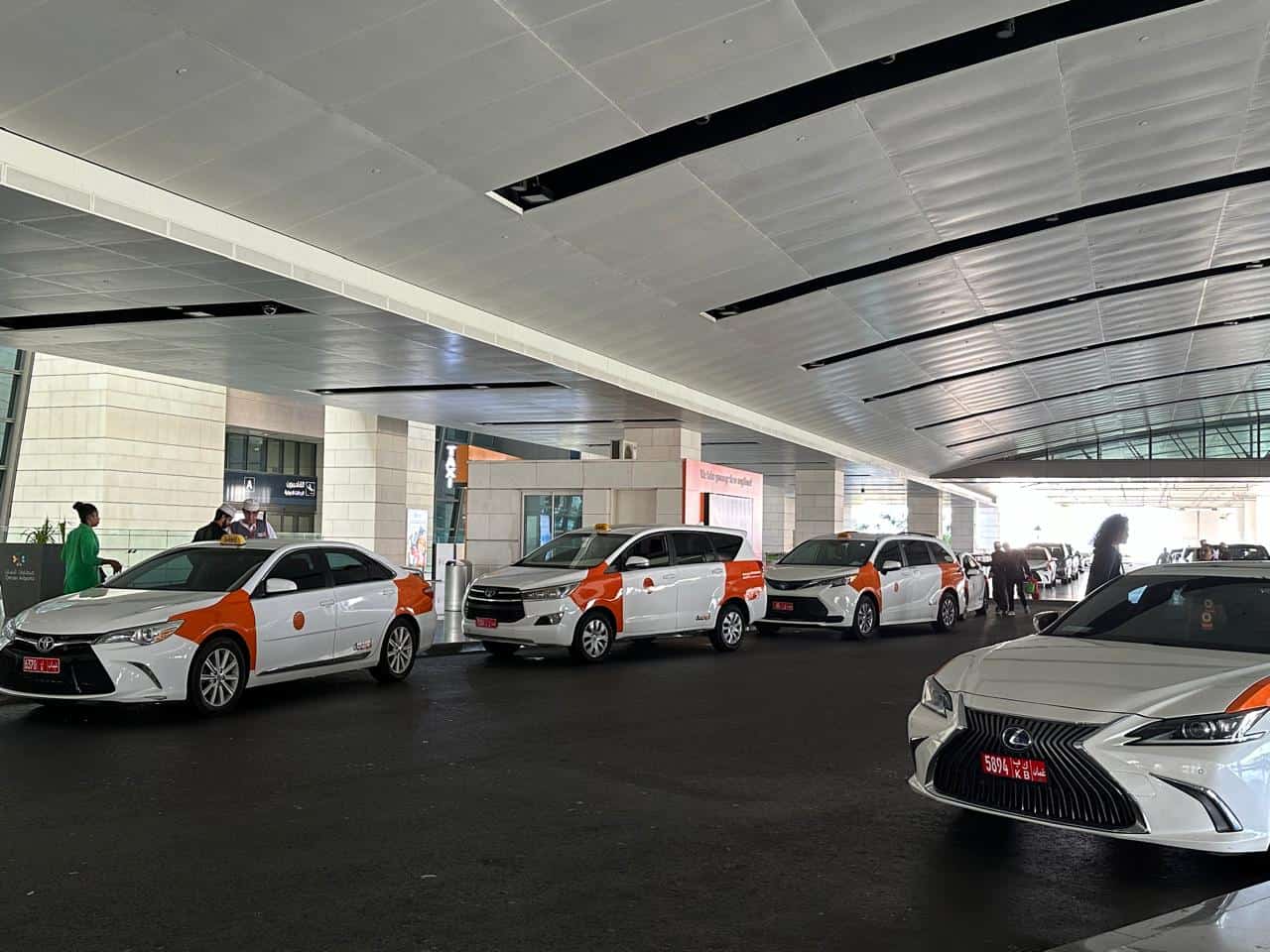 Taxis at Muscat Airport