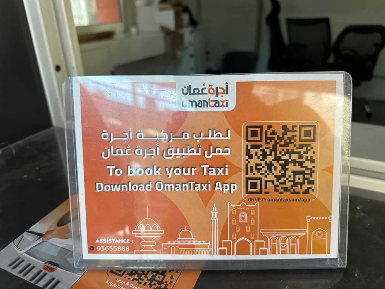 QR code for the Otaxi app.