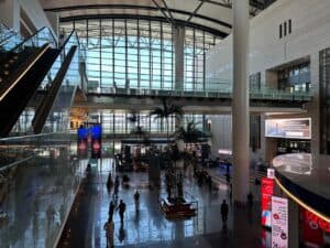 A general view of the Arrival Hall at Muscat Airport.