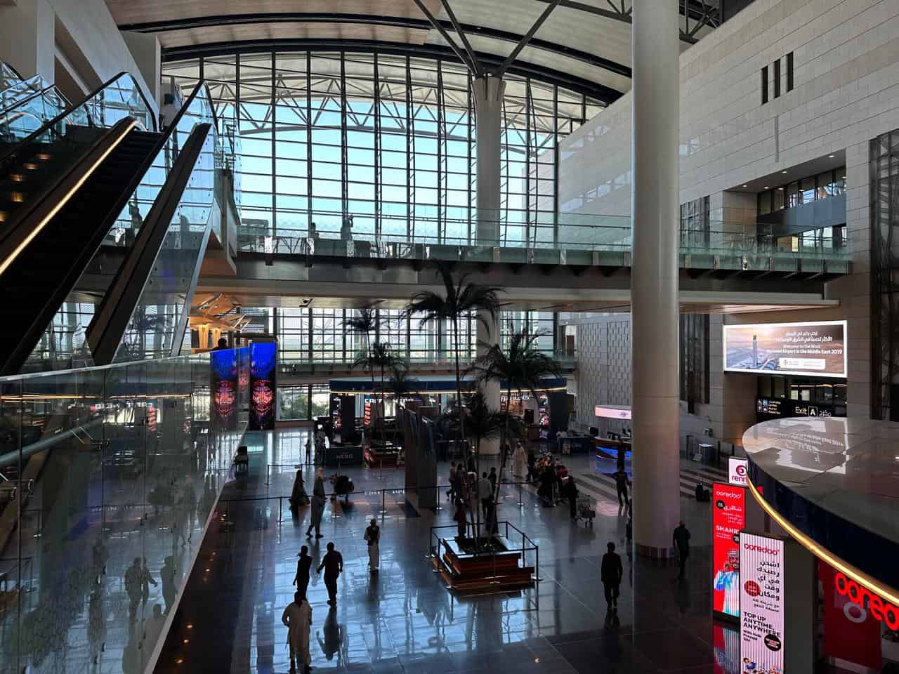 A general view of the Arrival Hall at Muscat Airport.