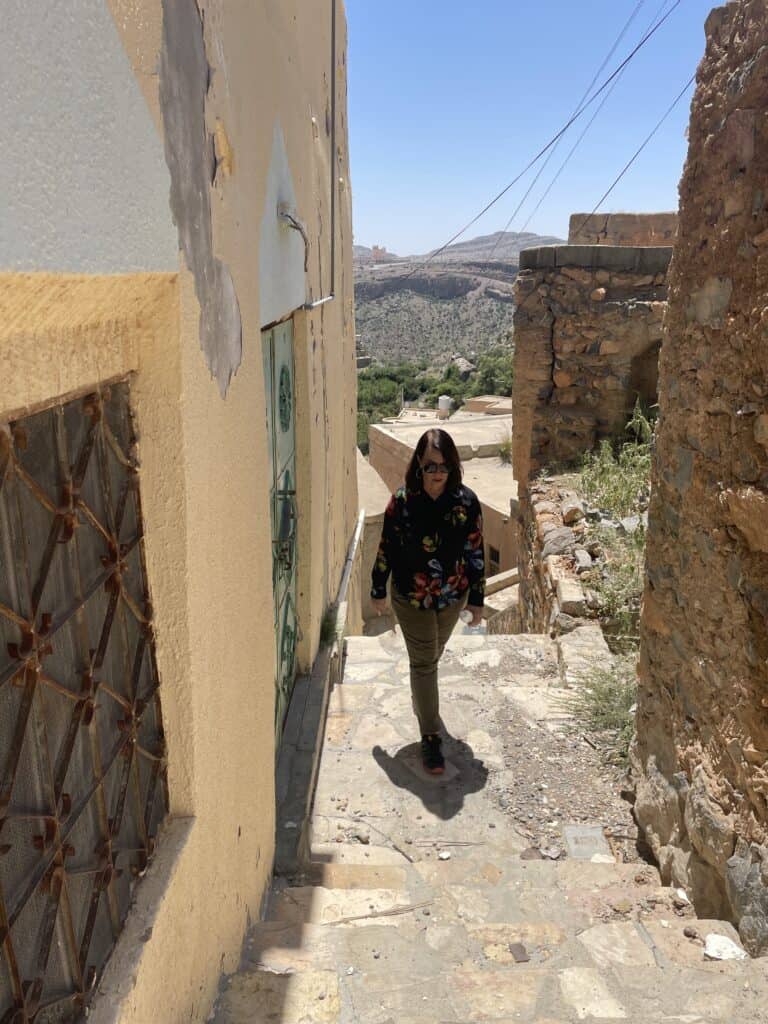 Hiking in a village in Jebel Akhdar, Oman