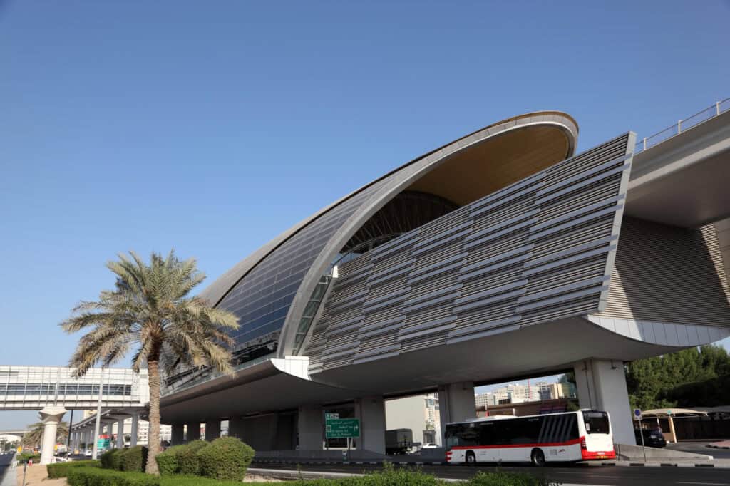 Metro Station in Dubai