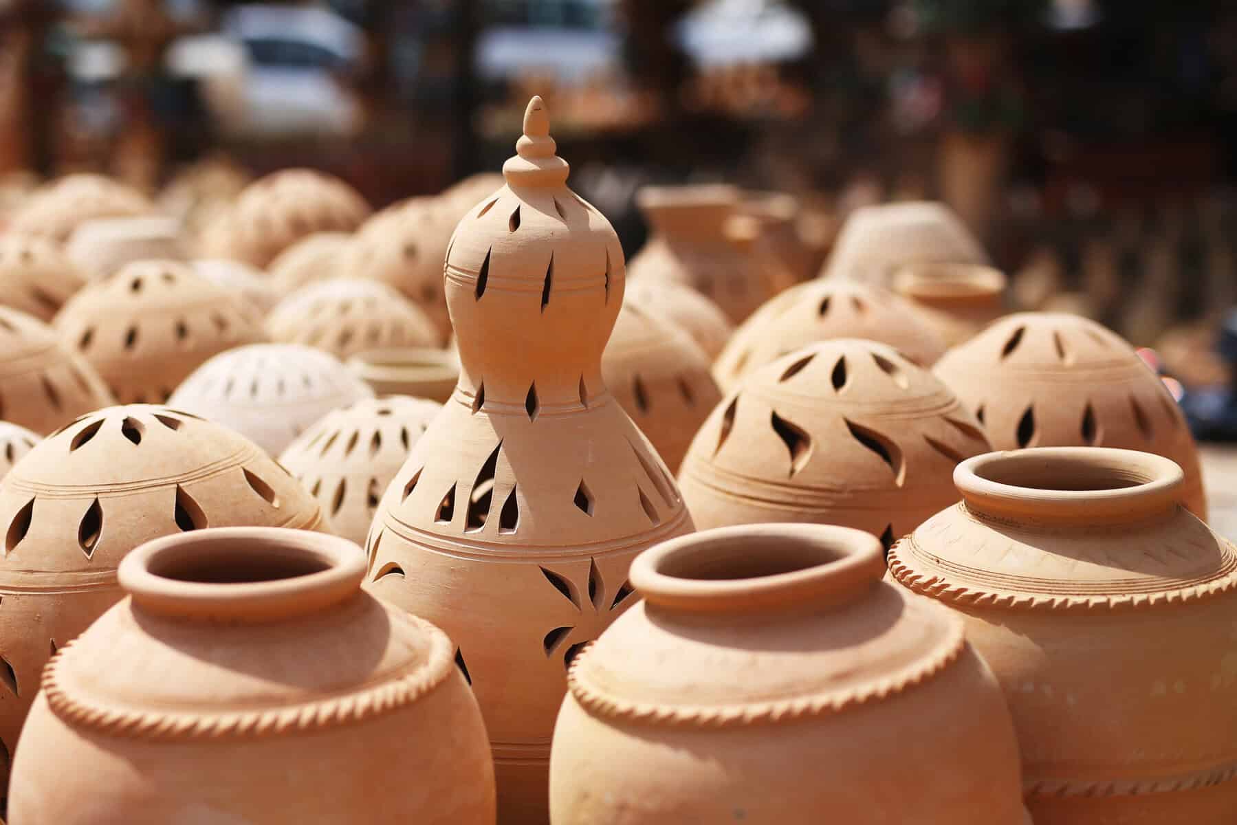 Terracotta pots from Bahla