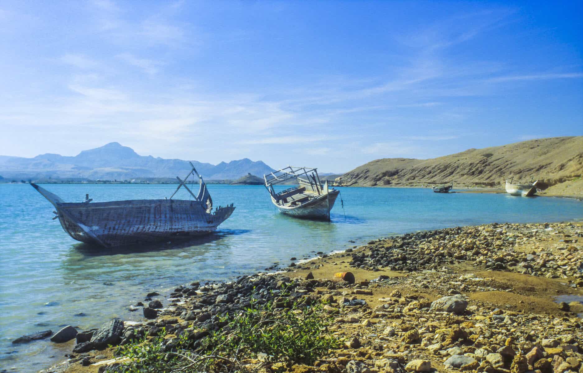 Dhow boats in Sur