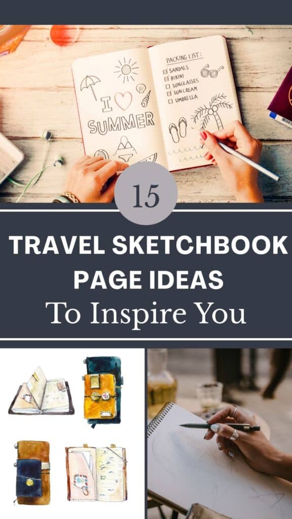 Pinterest pin on Travel sketchbook ideas to inspire you