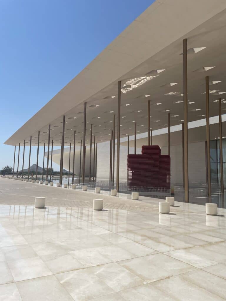 Outside view of the building which houses the 'Oman across Ages' Museum