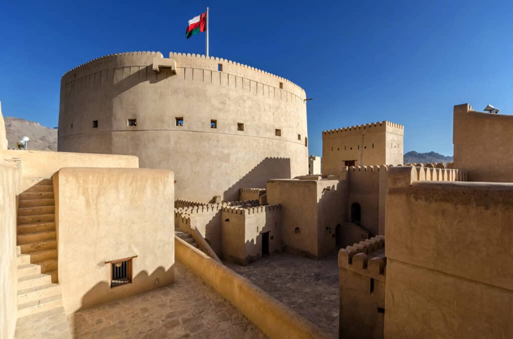 The round tower in Nizwa Fort