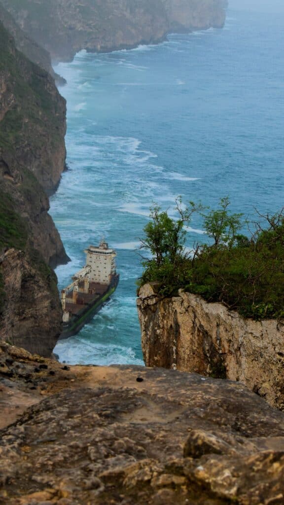 Beautiful coastal view near Salalah in Oman