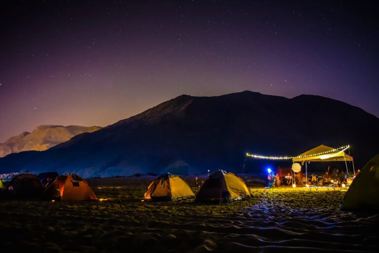 Camping in Oman