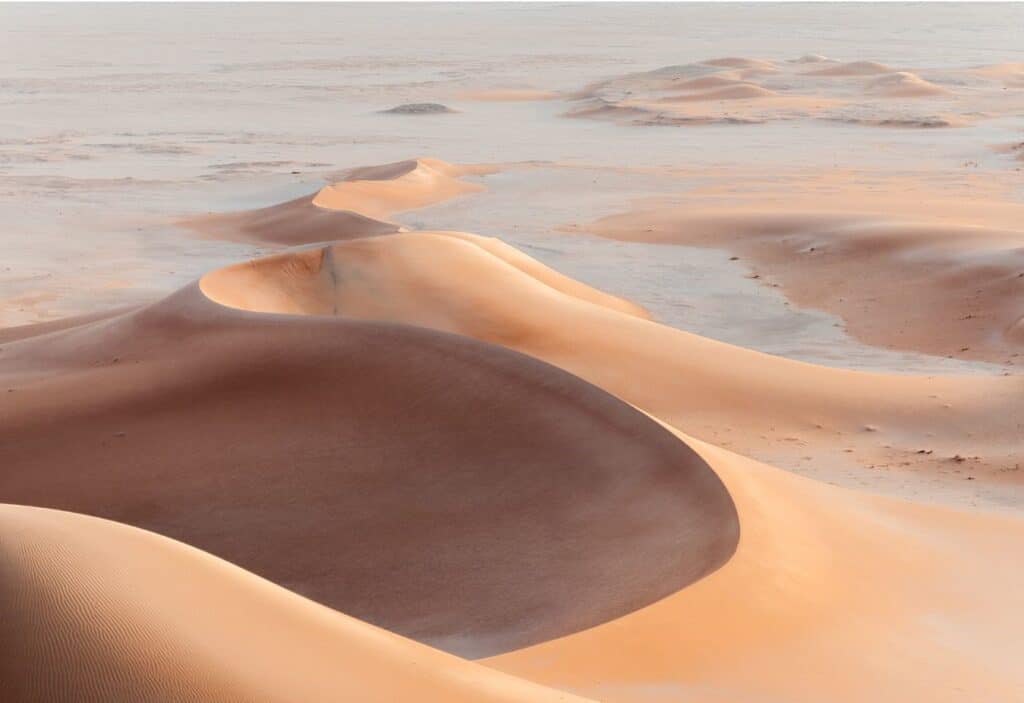 sugar dunes in Oman