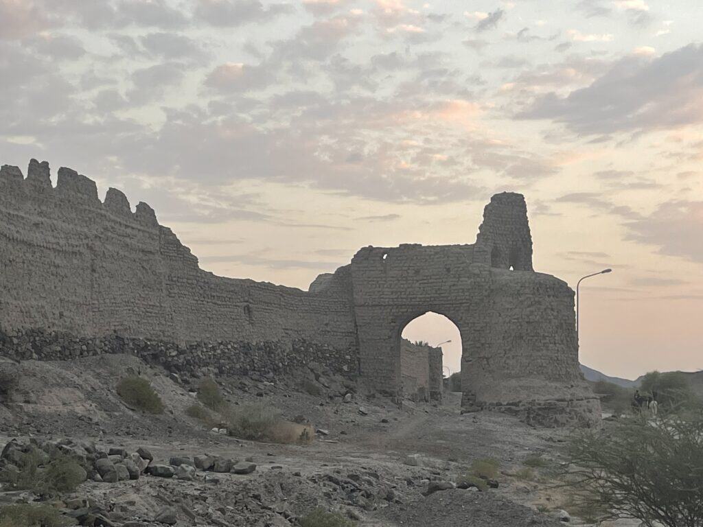 One of the gates in Bahla's old city walls.