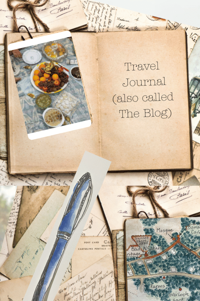 Hero section of the 'Travel Journal (the Blog)' category - for the mobile phone version