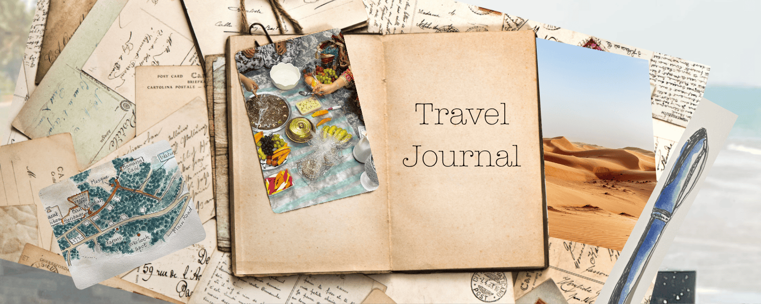 Travel Journal (blog) hero section